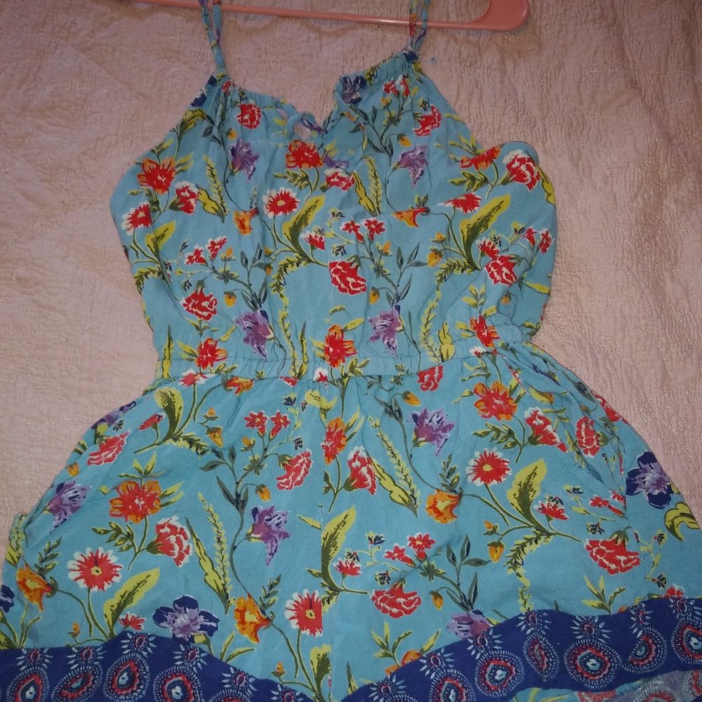 Angie turquoise romper